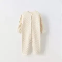 ZARA テクスチャーニットジャンプスーツ