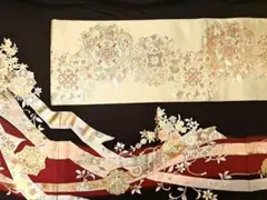 美品❇️豪華黒留袖　ラインストーン金彩 友禅暈し染め 　比翼仕立て　フルセットのサムネイル