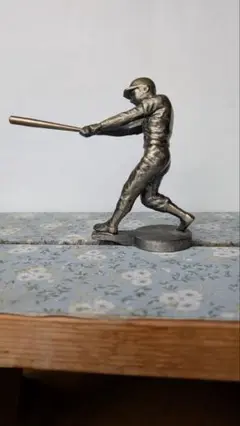 バッティング選手 フィギュア 金属製 約15cm