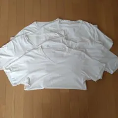 ユニクロ エアリズム VネックTシャツ 5枚セット ホワイト