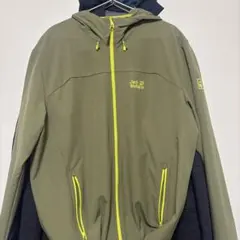 Jack Wolfskin フルジップジャケット オリーブグリーン