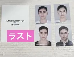 SEVENTEEN バーノン　証明写真　成分エディター　vernon
