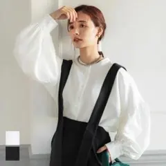 coca ボリュームスリーブブラウス Mサイズ