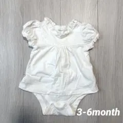 baby GAP ホワイトロンパース 3-6ヶ月