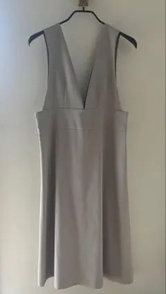 〈美品〉SLOBE IENA フリーサイズ ジャンパースカート ベージュ