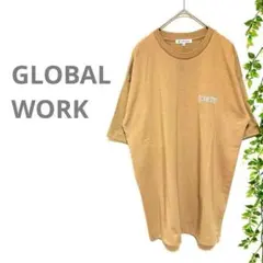 【GLOBAL WORK/グローバルワーク】Tシャツビックプリント　ユニセックスのサムネイル