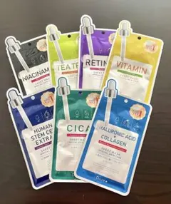 【Dcure+】フェイスマスク　1枚入　27ml　7種セット＜計7個セット＞