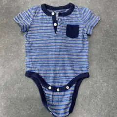 baby GAP ストライプロンパース 3-6ヶ月