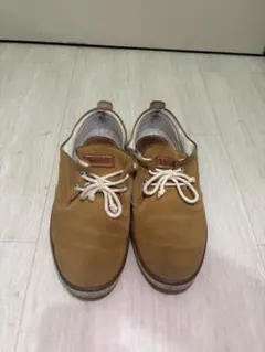 スエード 茶色 ローカットシューズ