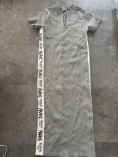 ANAP 未使用品　グレー ハイネック カットソーワンピース