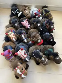 競馬ぬいぐるみセット全17体セット