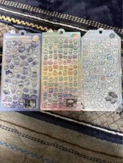 正規品　ボンボンドロップシール3枚セット　シャーベット　よるねこ　メロメロ