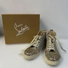 Christian Louboutin スタッズ ハイカットスニーカー38のサムネイル