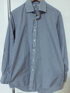 Harvie & Hudson イギリス製　ビスポーク　M ヴィンテージ　シャツ
