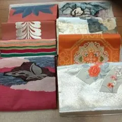 み*ん様 伝統的な和装用帯8枚セット