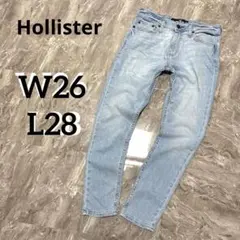 Hollister 【W26 L28】スキニーデニム ライトブルー 細身