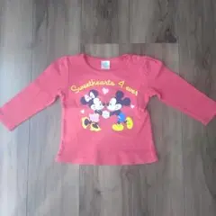 ミッキー ミニー 長袖Tシャツ 90