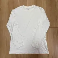 UNIQLO U ヒートテックコットン ホワイト長袖カットソー