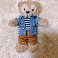 ディズニー　ダッフィー ぬいぐるみバッジ