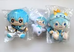 すとぷり　ころんくん　【未開封】おすわりぬいぐるみ2体＆サンリオコラボぬいぐるみ