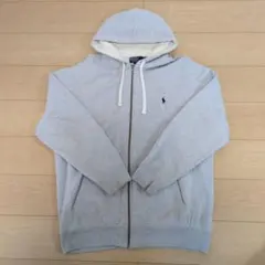 Polo Ralph Lauren グレー ジップアップパーカー XL
