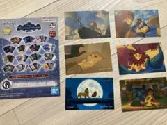 ディズニー　1番くじ　G賞メモリアルステッカーセット　ライオンキング　スティッチ