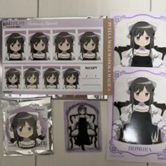 まどマギ 暁美ほむら 缶バッジ ブロマイド 特典 カード ワルプルギスの廻天
