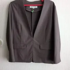 NATURAL BEAUTY BASIC ノーカラージャケット