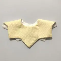 星型スタイ　ジグザグスタイ　防水　黄色水玉