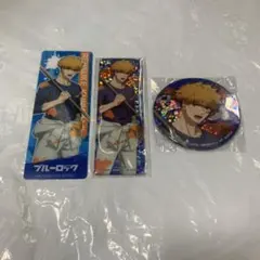 新品未使用 國神3種 ブルーロック ホログラム缶バッジ GiGO/セガのお店①