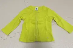 プチバトー　カーディガン　イエロー　12m 74cm
