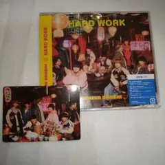 NANIWA DANSHIのシングル「HARD WORK」特典カード付きの通常盤