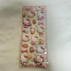 ハローキティ もちもちマシュマロ　立体シール