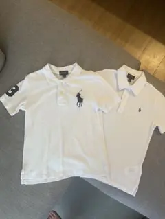 【美品】　Polo ポロ　ラルフローレン　ポロシャツ 刺繍ロゴ付き　２枚セット
