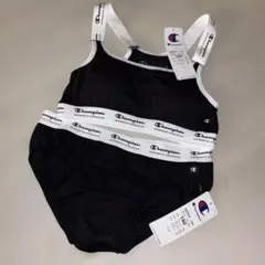 Champion ブラック ストラップ付きセットアップ 150