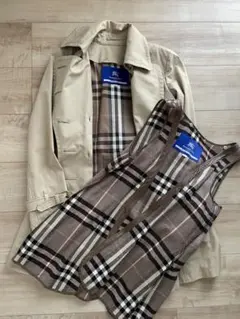 バーバリーブルーレーベル　ライナー付き　トレンチ