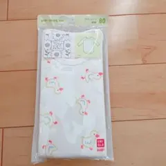 【新品.未開封】♡ユニクロ♡長袖ボディースーツ サイズ80♡