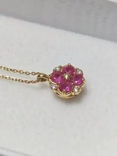 2025年最新】ルビーネックレスk18の人気アイテム - メルカリ