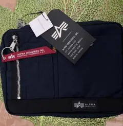 ALPHA INDUSTRIES ブラック ショルダーバッグ