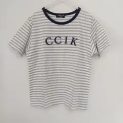 COMME CA ISM ボーダー 半袖Tシャツ 130cm