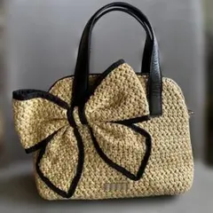 新品同様★coach コーチ かごバッグ ソーホー 蝶々 ストローバッグ 新品同様☆coach コーチ かごバッグ ソーホー 蝶々 ストローバッグ