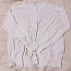 CINEMA CLUB 長袖カーディガン ホワイト