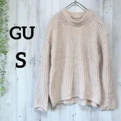 GU ジーユー ニット セーター ピンク サイズS