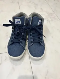 Lee デニムブルー ハイカットスニーカーのサムネイル