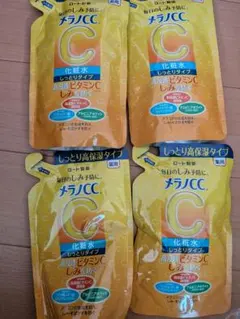 ロート製薬 メラノCC 薬用化粧水 しっとりタイプ つめかえ用 4個セットのサムネイル