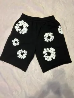 デニムティアーズ ハーフパンツ XS 黒色 白色 正規品