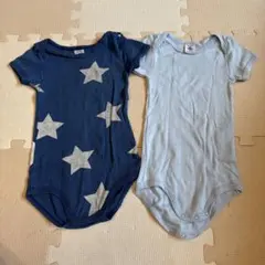 PETIT BATEAU ロンパース 2枚セット 18m/81cmのサムネイル