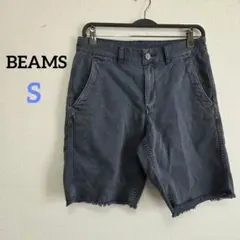 2000 ビームス ショートパンツ カットオフ コットン100% ダークグリーンのサムネイル