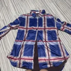 赤 チェックシャツ
