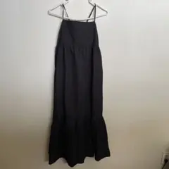 黒のキャミワンピース M マタニティにも！